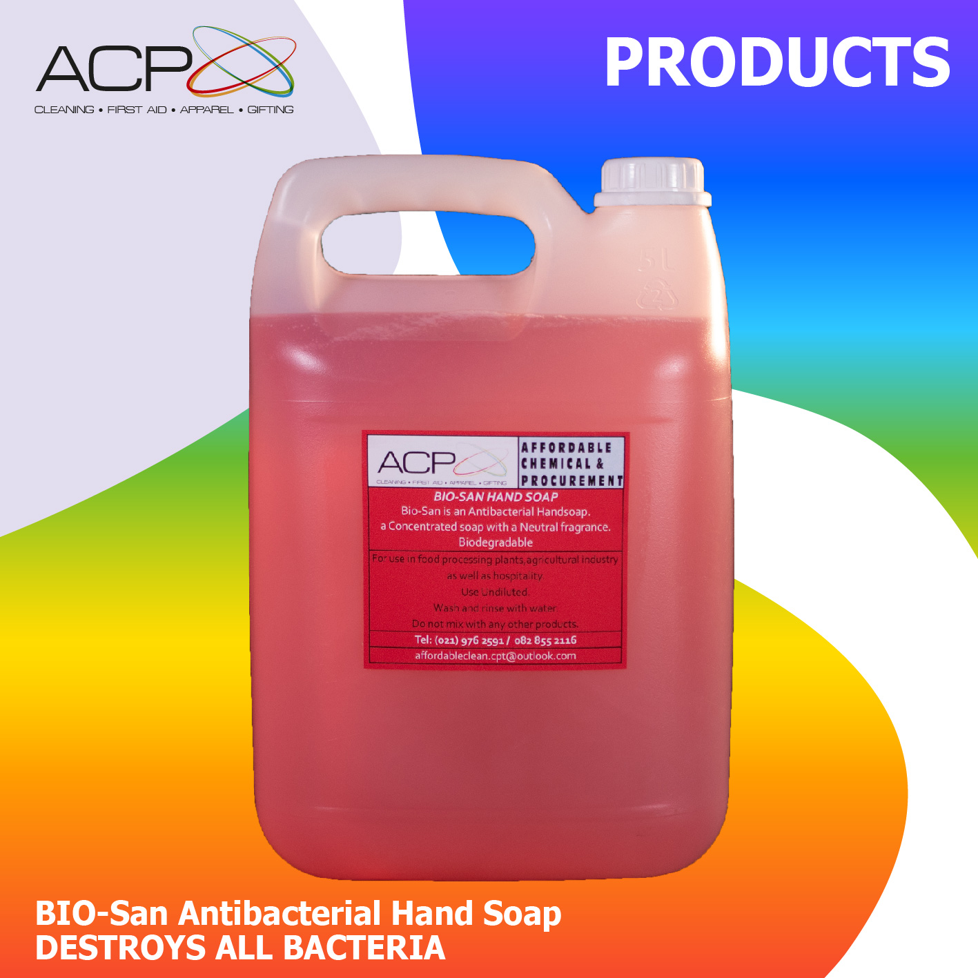 Hand soap, Bio-San, 5 litre. - Image 2