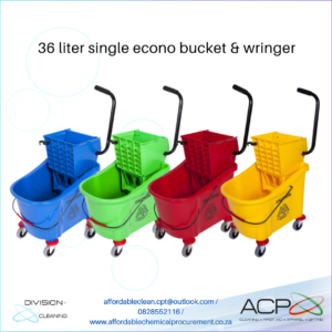 Trolley - 36 litre Bucket and Wringer.