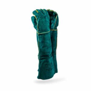 Gloves, Superior Lined welding, green 16 inch