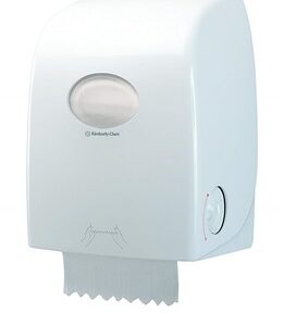 Hand towel Dispenser for 6 pack paper rolls.
