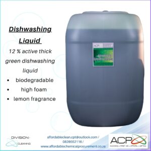 Dishwashing Liquid - Green, 25 litre.