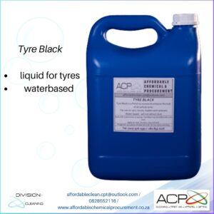 Tyre Black Liquid, 5 litre.