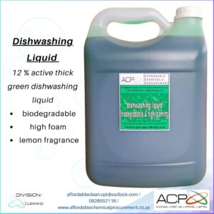 Dishwashing Liquid - Green, 5 litre
