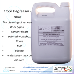 Floor Degreaser - Blue, 5 litre.