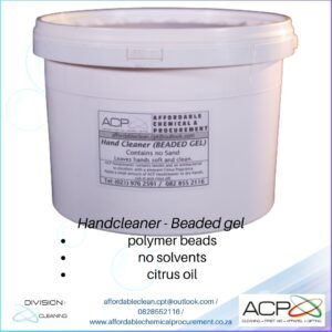 Handcleaner Citrus Beaded gel. 25 litre.